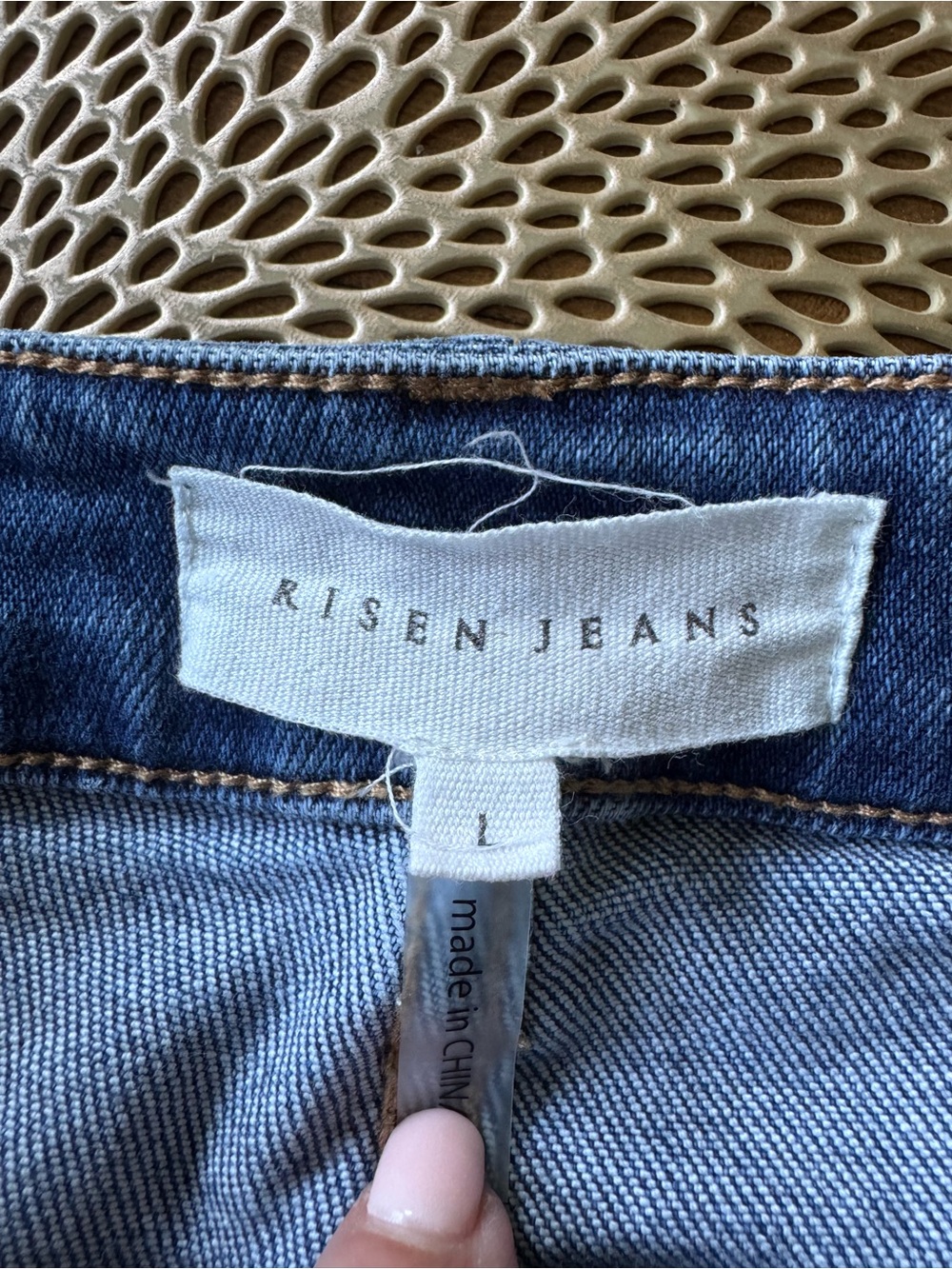 Risen Classic Blue Denim Cutoff Shorts - Women's - Picture 4 of 7